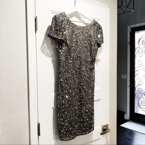 Adrianne Papell Beaded Cocktail dress - Picture 3 of 3